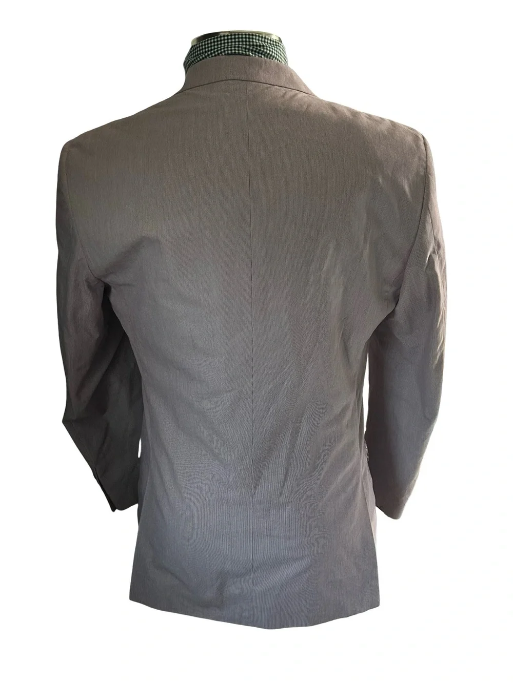 Madison Suit Jacket Sports Coat 2 Button Purple Pinstripe Sz 40R 100% Cotton